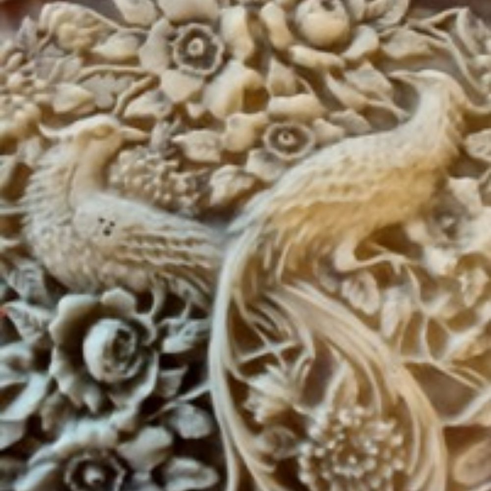 VTG Large Somans Jewelry box Genuine Incolay Stone  made USA - Picture 13 of 16